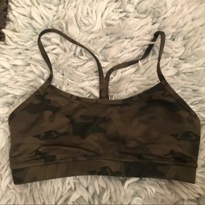 Lululemon Flow Y Bra Sz 8 **CAMO**